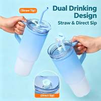 Lot de 3 Bouteilles d'eau sport à double paroi 1200ml 900ml 500ml, revêtement isolant pour boissons chaudes et froides, idéales pour la randonnée et les fêtes en extérieur