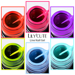 LILYCUTE Vente à Chaud Gel Color New Design Liner Gel Art UV Gel Polish pour Nail Art Dessin Peinture - Product Image 3