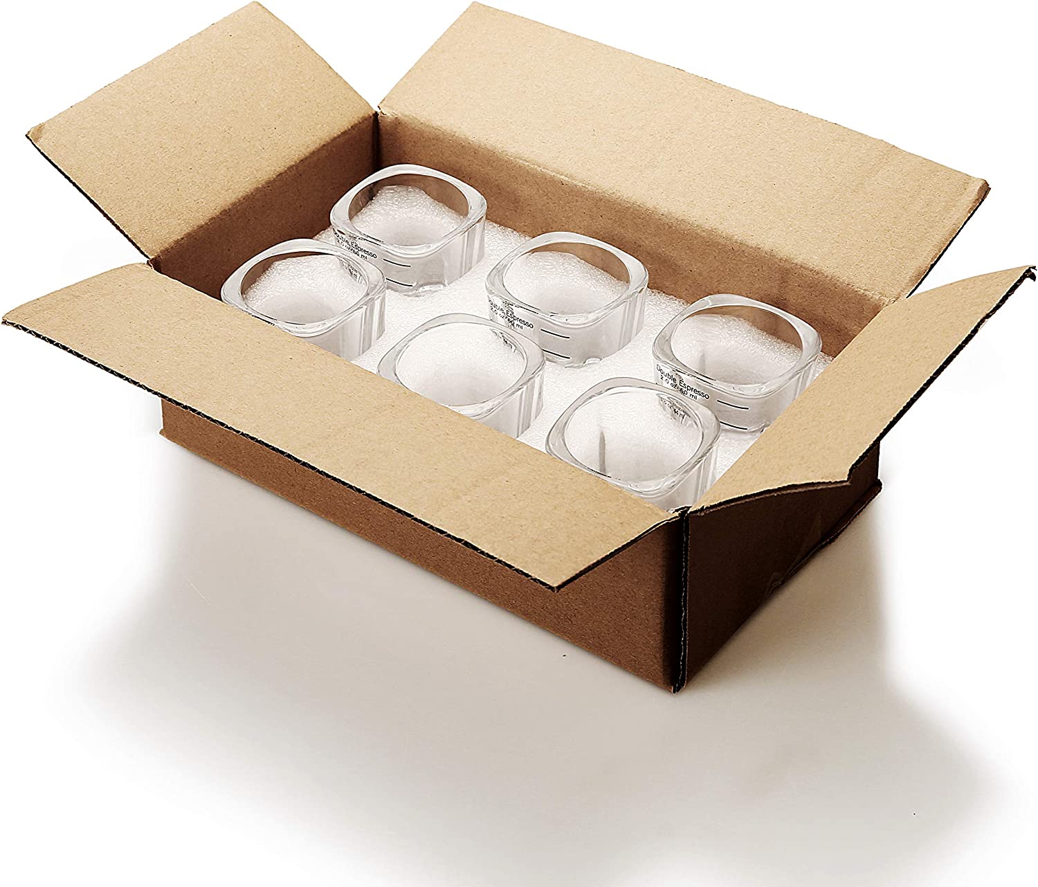 Shot Glass Liquid Heavy Sturdy Glass Shot Glasses Measuring cup Wine Glass 6 Pack 2oz/60ml