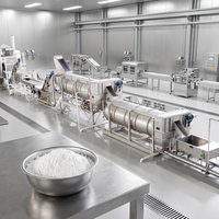 Globale trend: productielijn voor aardappelchips, stoomverwarmde dubbele trommeldroger voor het maken van houdbaar aardappelpoeder