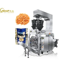 Di alta qualità automatica 1kg Stand Up cerniera sacchetto sacchetto di grano semi di soia gamberetti essiccati datteri doypack macchina per imballare