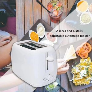 Mini Máquina para Hacer Pan Multifuncional para el Hogar, Tostadora Automática de 600W, Tostadora Retro con Ranura Extra Ancha, la <span class=keywords><strong>Mejor</strong></span> Calificada para Tostar Bagels - Product Image 4