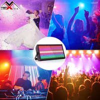 Prix Usine 8+8 LED Stroboscope Lumière Scène DMX Wash Strobe avec Flight Case