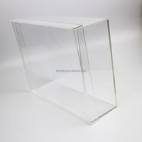 Boîte cadeau en Lucite transparente personnalisée souvenir Rectangle carré Cube comptoir acrylique plexiglas Lucite boîte avec couvercle