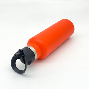 Bouteille d'eau isotherme en acier inoxydable de 650 ml sans BPA, avec petit goulot et bouchon à bec, anti-fuite, réutilisable, pour activités de plein air - Product Image 4