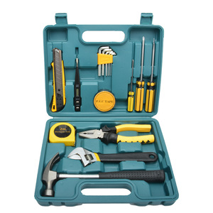 Juego de herramientas de 7 piezas, juego de herramientas generales para el hogar con caja de herramientas, estuche de almacenamiento, juego de herramientas básico para el hogar, garaje y oficina - Product Image 2