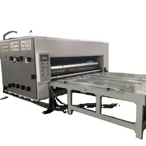 Offre Spéciale Prix Bas Boîte à Pizza en Carton Chaîne Type Flexo Imprimante Slotter Machine À Découper machine/carton faisant la Machine