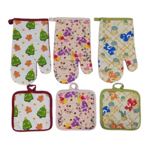 Maniques et protège-plats en <span class=keywords><strong>coton</strong></span> personnalisables par sublimation – Résistants à la chaleur, écologiques, adaptés au four et au barbecue - Product Image 1