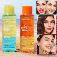 Démaquillant liquide en gel huile pour le visage, les yeux et les lèvres, nettoyage en profondeur des pores, contrôle de l'huile, naturel, en gros