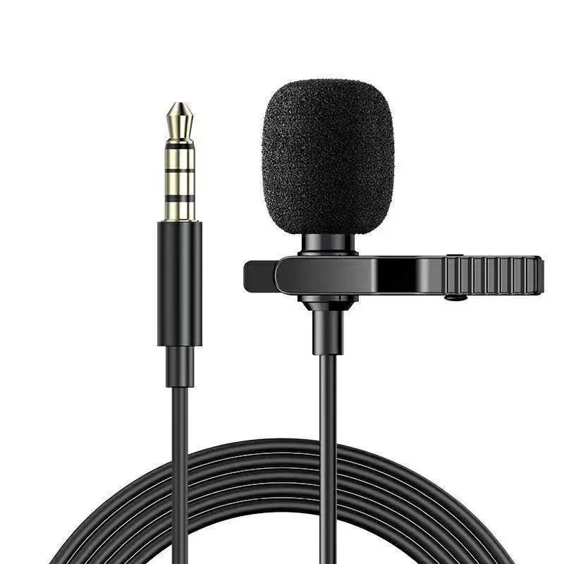 3,5-mm-Handy-Lavalier-Aufnahmemikrofon zum Unterrichten und Kabel mikrofon zum Singen und Mikrofon Mobile Smart