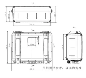 Hard Cases Wholesale Custom Dji Fpv Plastic Carrying Case Hard Watch Plastic Suitcase Waterproof Case