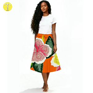 Nuevo Vestido Largo de Verano con Flores de Hibisco para Mujer, Estilo Isleño Hawaiano, Poliéster de Alta Calidad - Product Image 2