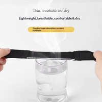 Bracelet de sport léger personnalisé avec logo - Support de poignet élastique compressif absorbant la transpiration pour le badminton, la gym et la tendinite