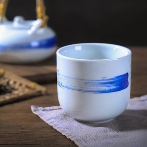 Creative Japanese Coarse <strong>Handmade</strong> <strong>Pottery</strong> Tea Cup 200ml Capacity Retro Design Eco-Friendly Mugs for Coffee or Drinks - Product Image 3