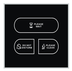 Placa de número de habitación LCD electrónica de Hotel con sistema DND con logotipo de Hotel personalizable Placa de puerta de Hotel - Product Image 6