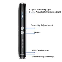 Tragbare Anti-Spion-Stift-Gadgets Drahtloser RF-Radio-GPS-GSM-Signals canner Versteckte Kamera T8-Detektor-Finder