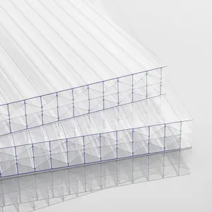 Fire resistant 10mm 12 mm 16mm multi wall polycarbonate sheet greenhouse panel