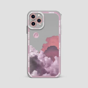 Coque de téléphone portable, compatible avec google <span class=keywords><strong>pixel</strong></span> clown, design gris et blanc neige, avec cadre d'appareil photo et mots - Product Image 3