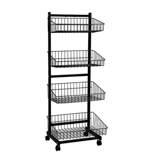 Thiết Bị Siêu Thị Bánh Mì Hiển Thị Stand Wire Mesh Cage - Product Image 2