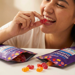 Gomitas <span class=keywords><strong>de</strong></span> Hongos para Adultos con Ashwagandha, Melena <span class=keywords><strong>de</strong></span> León y Reishi, Suplemento Diario para Energía, Concentración y Salud Inmunológica - Product Image 5