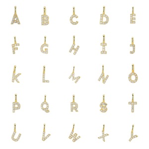 <span class=keywords><strong>สร้อย</strong></span>คอจี้เพทายรูปตัวอักษรภาษาอังกฤษ26ตัวทำจากเงิน925ชุบทองสำหรับผู้หญิงขายส่งโรงงานราคาถูก - Product Image 4