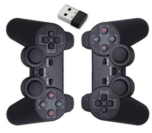 Controlador de juego inalámbrico transfronterizo explosivo para <span class=keywords><strong>dos</strong></span> <span class=keywords><strong>jugadores</strong></span> con vibración para PC, volante de juego, venta al por mayor - Product Image 3