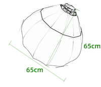 Portable Bowens Mount Photo Studio pour Softbox Accessoires Installation Rapide Lanterne Vidéo Lumière Boule Diffuseur