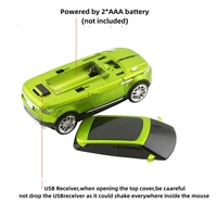 Cadeaux créatifs, modèle de voiture de sport Land Rover, mini modèle de voiture, souris sans fil, souris de voiture