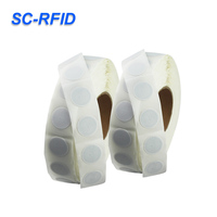 Autocollant RFID 25 mm 13,56 MHz ISO14443A NFC modifiable S50, étiquette universelle en PVC pour téléphones Android, mini-étiquette, carte de membre