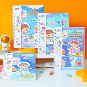 Cuaderno en espiral de papel al por mayor, línea de dibujos animados, cuaderno de tapa dura, diario, bobina <span class=keywords><strong>japonesa</strong></span>, planificador, organizador, <span class=keywords><strong>Agenda</strong></span> - Product Image 2