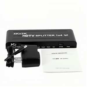 Splitter <span class=keywords><strong>HDMI</strong></span> 4K 1 Ingresso 4 Uscite 1X4, Ripetitore e Amplificatore Audio Video <span class=keywords><strong>HDMI</strong></span> a 4 Porte per Display Multi-Schermo, Compatibile con PS4 HDTV Xbox - Product Image 6