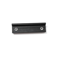 Pièces usinées CNC en aluminium anodisé noir, composants de support pour boîtier d'appareil électronique