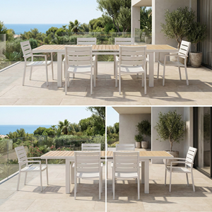 <span class=keywords><strong>Fauteuil</strong></span> de jardin moderne tout en aluminium, portable, avec revêtement en poudre, pour usage commercial dans le salon et le parc - Product Image 6