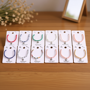 Braccialetto Elastico Angelina con Cristalli, Set di Gioielli Unisex in Acciaio Inox con Perline a Stella, 12 Pezzi per Uso Quotidiano - Product Image 2