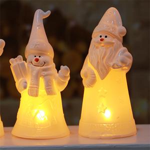 Mini Christmas Warm White LED Santa/Snowman Lights Eco-Friendly <b>Battery</b> <b>Operated</b> Hot Sale Products with Wholesale Price - Product Image 4