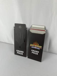 Buste Rigide Personalizzate con Logo UV A3 <span class=keywords><strong>A4</strong></span>, Buste in Cartone Nero, Buste Piatte per Imballaggio, Buste Rigide per Documenti - Product Image 5