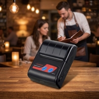 Impresora Térmica de Recibos Portátil Compacta CASHINO PTP-II de 58 mm, Inalámbrica, IR, USB, para Aplicaciones POS Móviles