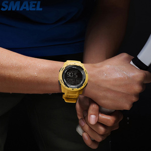 SMAEL 8105 Full Digital Watch 30-50M Waterproof PU <b>Strap</b> 46mm Multi Color Outdoor Sports <b>Wrist</b> Watch - Product Image 3