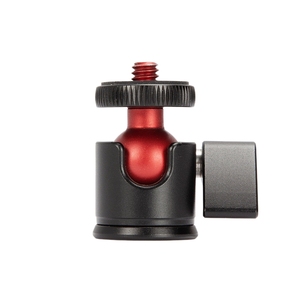 Mini rotule en alliage d'aluminium à rotation 360° pour trépied de téléphone portable et stabilisateur de caméra DSLR pour diffusion en direct - Product Image 1