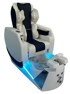 Sillón de Pedicura Eléctrico de Lujo 2026 con Masaje Corporal Completo, Estación de Spa para Pies sin Tuberías con Lavabo LED para Salón de Uñas de Alta Gama - Product Image 2