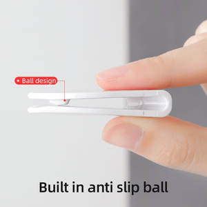 En vente Clips de rideau de douche à boucle de douche solide support incurvé pour rideaux suspendus dans les accessoires de fenêtre de salle de bain - Product Image 6