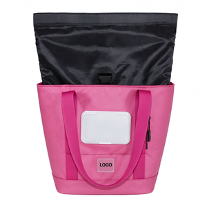 Bolsa Térmica Portátil OEM de 20L con Diseño de Letras Rojas, Impermeable, Ecológica, con Cierre de Cremallera, Asa Doble y Gran Capacidad - Product Image 6