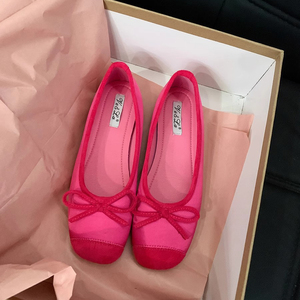 Women's Flat Versatile Bow-Tie Ballet Flats 2026 New Spring/Summer French-Style Commuter <b>Shoes</b> Elegant Comfortable Flats - Product Image 4