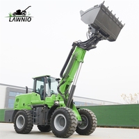 Chargeur à bras télescopique LAWNIO avec plusieurs accessoires disponibles, flèche télescopique et grande maniabilité pour travaux agricoles, chargeur diesel