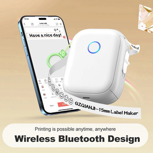 P12 <b>Mini</b> Thermal <b>Label</b> <b>Printer</b> 203dpi 1200mAh Wireless USB Bluetooth 15mm Sticker <b>Printer</b> for Home Office - Product Image 4