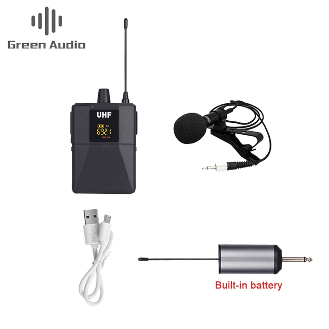 GAW-103A Wireless Collar Microphone Set Lavalier Lapel Microphone,Ideal for Teaching Preaching and Public Speaking Camera
