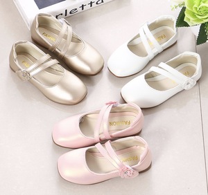 Zapatos de Vestir Blancos al por Mayor Estilo Mary Jane para Niñas, Zapatos de Princesa Vintage para Niñas Pequeñas - Product Image 2