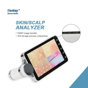 Analisador facial portátil para diagnóstico de pele, testador facial, dispositivo mágico para detector de couro cabeludo HD, máquina de análise de pele