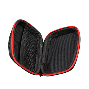 Étui pour écouteurs <span class=keywords><strong>Kz</strong></span>, boîte pour casque Bluetooth, étui carré portable en EVA compressible avec fermeture éclair et logo pour ZSN PRO ZST EDX PRO CRA <span class=keywords><strong>C10</strong></span> - Product Image 4