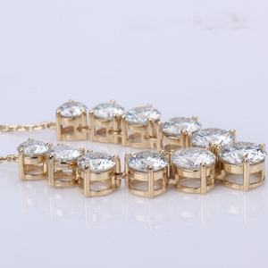Bonito y a la moda HTHP 18K <span class=keywords><strong>oro</strong></span> rosa GH SI Lab creado diamante colgante collar <span class=keywords><strong>para</strong></span> hombres y mujeres - Product Image 4